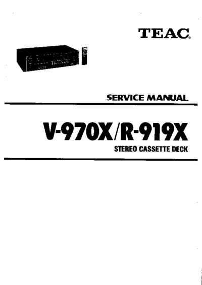 TEAC V-970X, R-919X