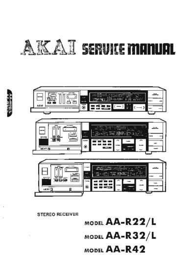 Akai AA-R32L, AA-R22L, AA-R42L