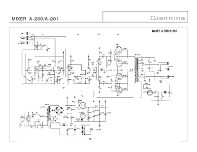 Giannini Mixer A-200 A-201