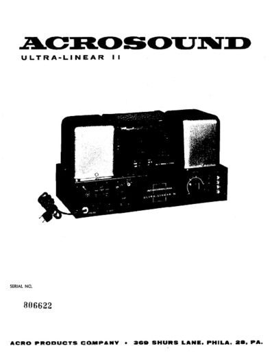 Acrosound UltraLinear2