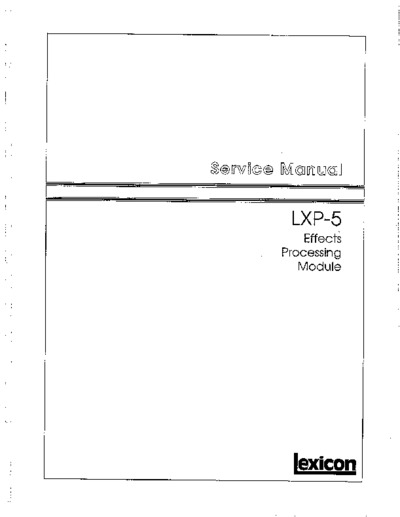 Lexicon LXP-5