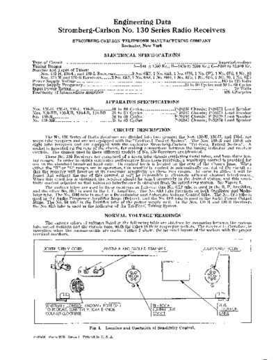 Stromberg Carlson 130 service manual