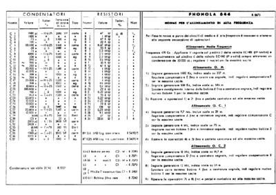 Phonola 644 components