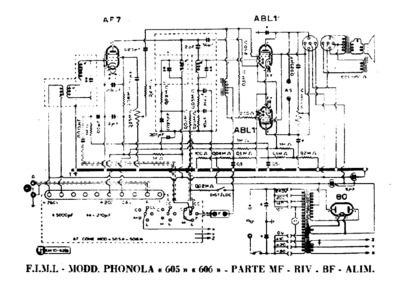 Phonola 605 606 IF detector LF power units