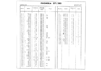 Phonola 583 571 components
