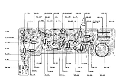 Voxson 801 PCB layout