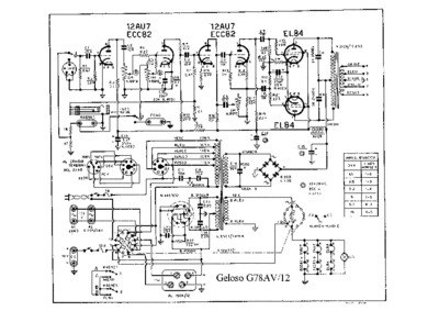 Geloso G287AV-12 Amplifier