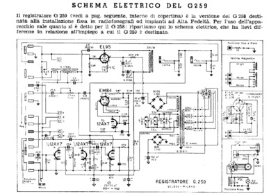 Geloso G259 Recorder