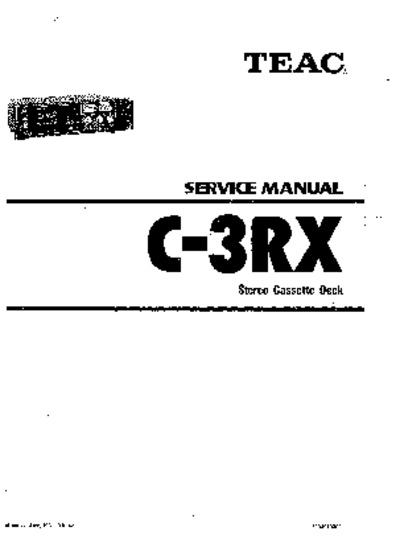 Teac C-3-RX