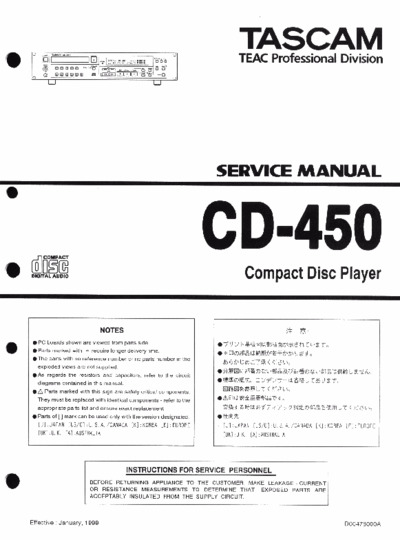 Tascam CD-450