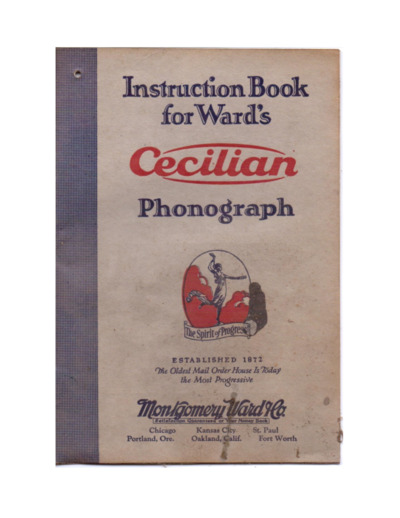 Cecilian Phonograph Manual
