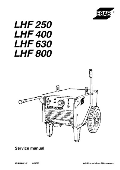 LHF250, LHF400, LHF630, LHF800
