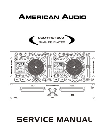 American Audio DCDPRO1000