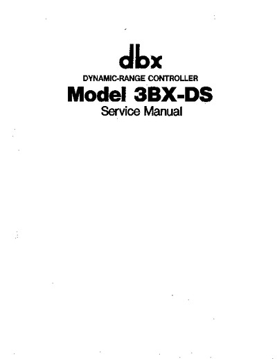 DBX 3BXDS-drc