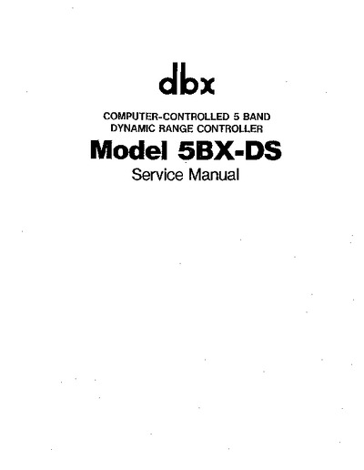 DBX 5BXDS-drc