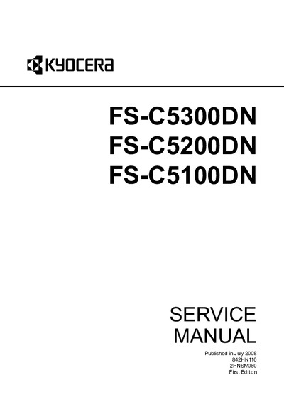 Kyocera FS-C5100DN, FS-C5200DN, FS-C5300DN