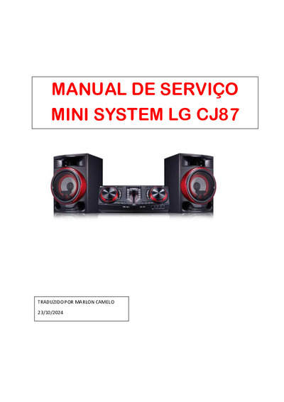 LG CJ87 Manual em português