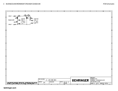 Behringer CE500A-BK