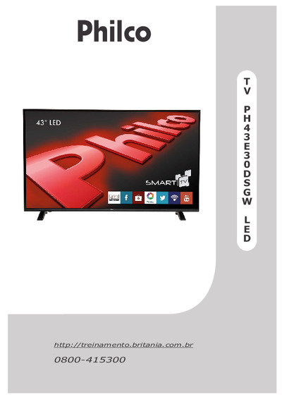 Philco PH43E30DSGW LED