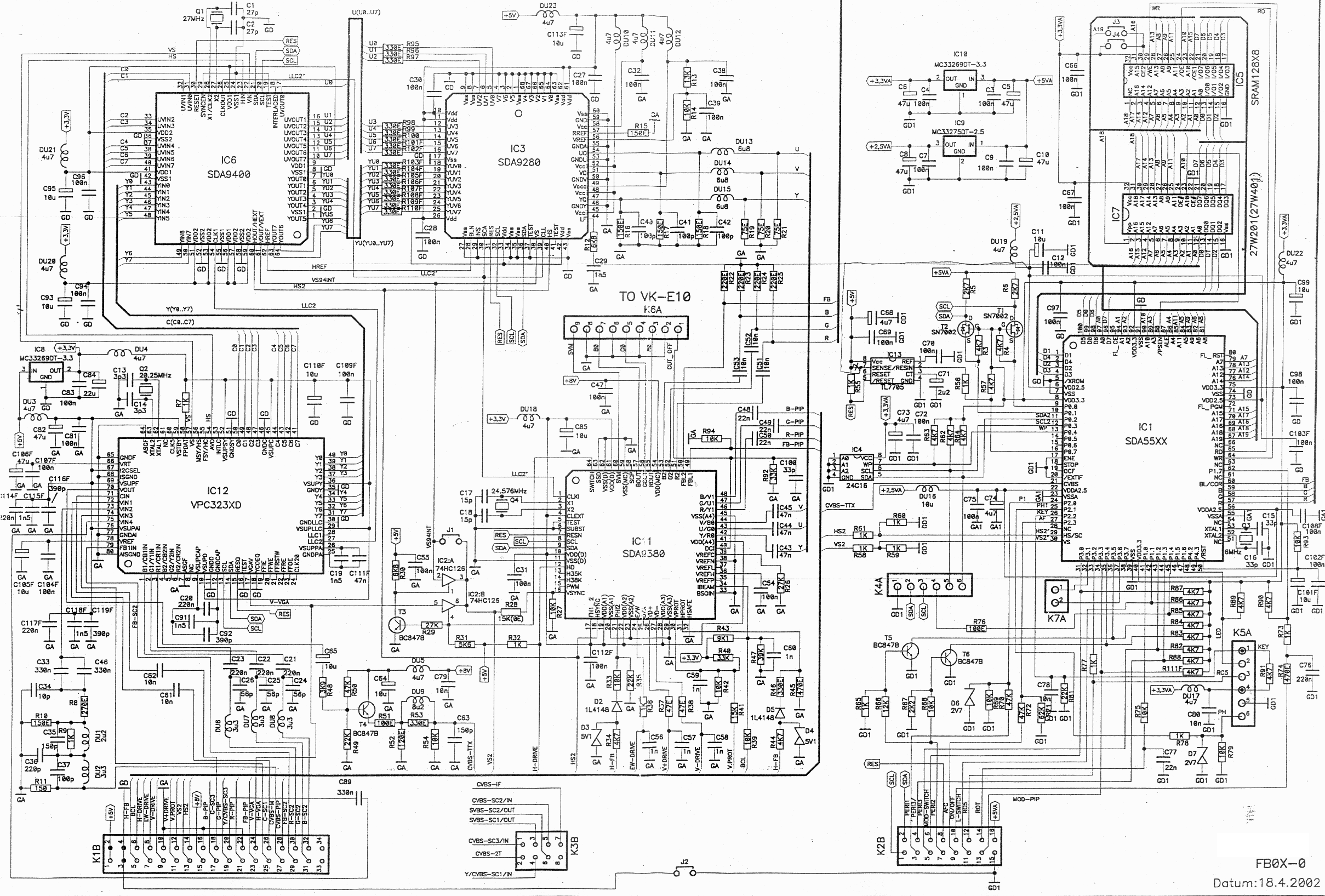 Akai ct 2107d схема